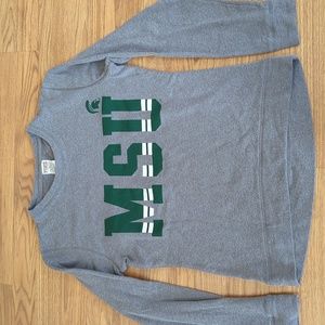 Victoria's Secret PINK MSU Michigan State sweatshirt Size XS